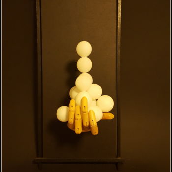 Sculpture intitulée "Balance" par Jan Schrijver, Œuvre d'art originale, Techniques mixtes
