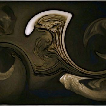 Arts numériques intitulée "In to the dark" par Jan Schrijver, Œuvre d'art originale, Peinture numérique