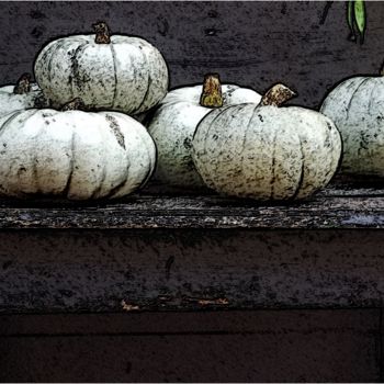 Fotografie getiteld "Still life pumpkins" door Jan Schrijver, Origineel Kunstwerk