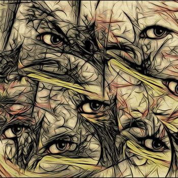 Arts numériques intitulée "Eye see you." par Jan Schrijver, Œuvre d'art originale, Photo montage