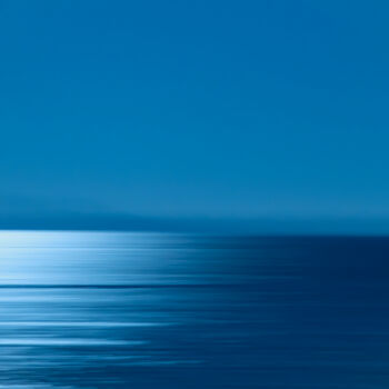 Photography titled "Vague Bleue 03" by Jana Call Me J, Original Artwork, Non Manipulated Photography Mounted on Aluminium
