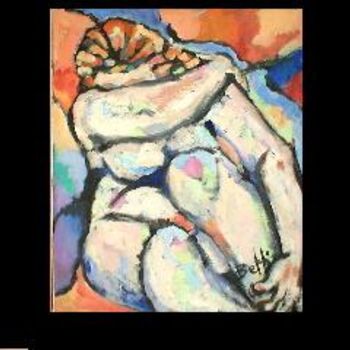 Malerei mit dem Titel "femme nue" von Jane Betti, Original-Kunstwerk