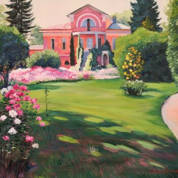 Картина под названием "Impressionist lands…" - Jane Lantsman, Подлинное произведение искусства, Масло