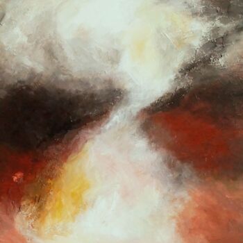Malarstwo zatytułowany „Thunderstorm” autorstwa Jane Ti, Oryginalna praca, Akryl