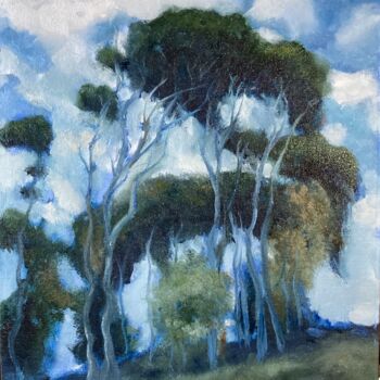 "Laguna Eucalyptus a…" başlıklı Tablo Jane Wong tarafından, Orijinal sanat, Petrol