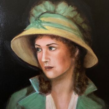 Painting titled "Marianne" by Jane Wong, Original Artwork, Oil
