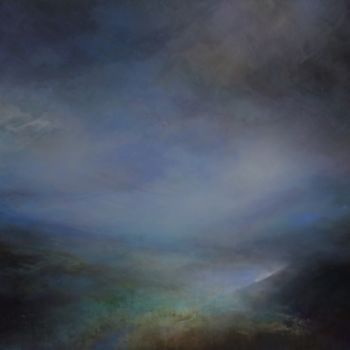 Peinture intitulée "Borderlands: Caradoc" par Jane Elizabeth Cullum, Œuvre d'art originale, Acrylique Monté sur Châssis en b…