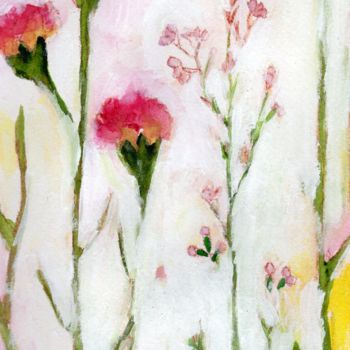 Painting titled "Flowers from Sheely…" by Janel Bragg, Original Artwork, Watercolor