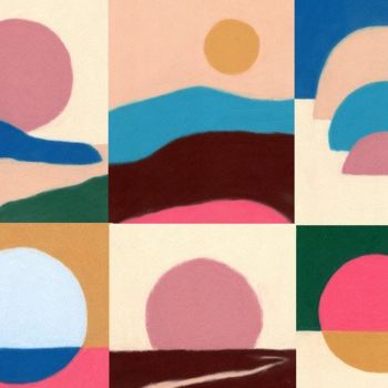 Картина под названием "Art in Motion Colle…" - Janel Bragg, Подлинное произведение искусства, Пастель