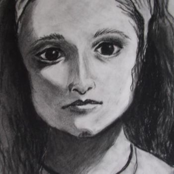 Painting titled "Young Girl" by Janel Bragg, Original Artwork