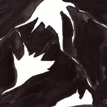 제목이 "Abstract in Black a…"인 미술작품 Janel Bragg로, 원작, 잉크