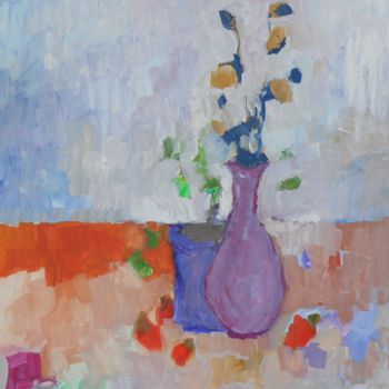 Painting titled "Still Life in Casei…" by Janel Bragg, Original Artwork, Other