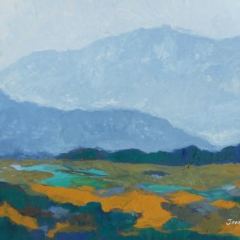 Pintura intitulada "Skagit Flats in Cas…" por Janel Bragg, Obras de arte originais, Outro