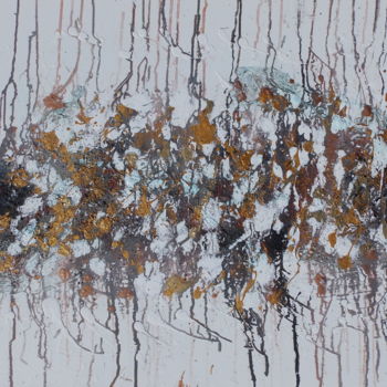 Картина под названием "Smoky Citrine - Und…" - Janet Watson, Подлинное произведение искусства, Акрил Установлен на Деревянна…
