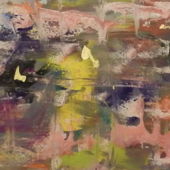 Malarstwo zatytułowany „Colour Rush - Under…” autorstwa Janet Watson, Oryginalna praca, Akryl Zamontowany na Drewniana rama…