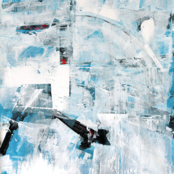 Peinture intitulée "ice" par Jan Fein, Œuvre d'art originale, Acrylique