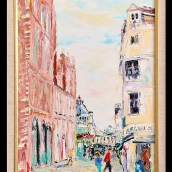 Painting titled "Bruges" by Janice Branley, Original Artwork