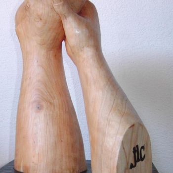 Sculpture intitulée "prendre-son-pied.jpg" par Janine Le Cann, Œuvre d'art originale