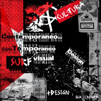 「Design contempunk」というタイトルのデジタルアーツ Janis Odaraによって, オリジナルのアートワーク, その他