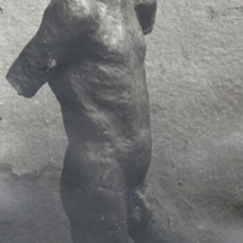 「man」というタイトルの彫刻 Mitasによって, オリジナルのアートワーク