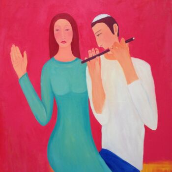 Painting titled "Song of Songs" by Janna Shulrufer, Original Artwork, Oil