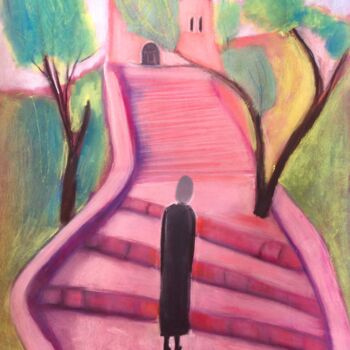 图画 标题为“walk in the park” 由Janna Shulrufer, 原创艺术品, 粉彩
