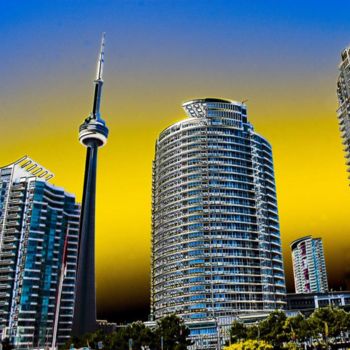 Photographie intitulée "Toronto Harbourfront" par Janos Gardonyi, Œuvre d'art originale