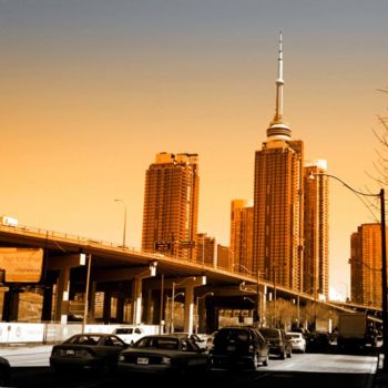 Fotografía titulada "Toronto Lakeshore S…" por Janos Gardonyi, Obra de arte original