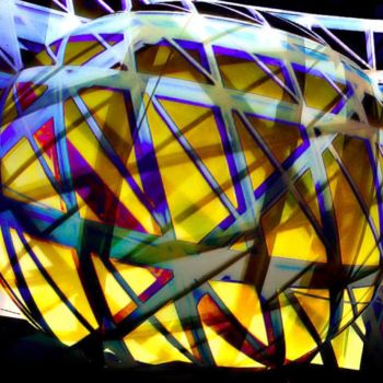 Digital Arts με τίτλο "The Gehry Crystal" από Janos Gardonyi, Αυθεντικά έργα τέχνης, 2D ψηφιακή εργασία