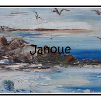 Peinture intitulée "l'envol des mouettes" par Janoue, Œuvre d'art originale