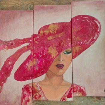 "Red hat" başlıklı Tablo Caroline Jansen tarafından, Orijinal sanat, Akrilik