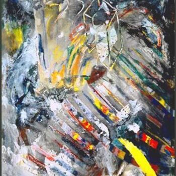Painting titled "A9 - abstract" by Janusz Mulak, Original Artwork