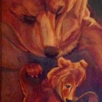 印花与版画 标题为“The Bears” 由Jan Wall, 原创艺术品, 数字打印