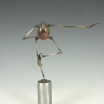 Skulptur mit dem Titel "Eggtion Figures - F…" von Tomoaki Orikasa, Original-Kunstwerk, Kunststoff