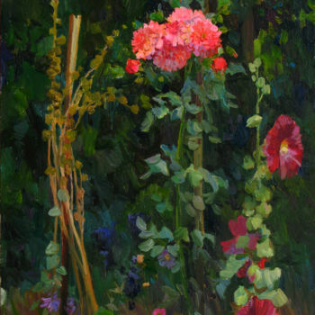 Pintura titulada "Rose.jpg" por Illia Yarovyi, Obra de arte original, Oleo