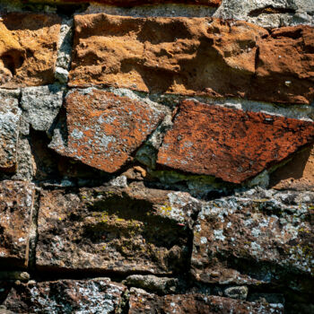 Fotografía titulada "Brick Wall study 1" por Jarek Rufer, Obra de arte original, Fotografía digital