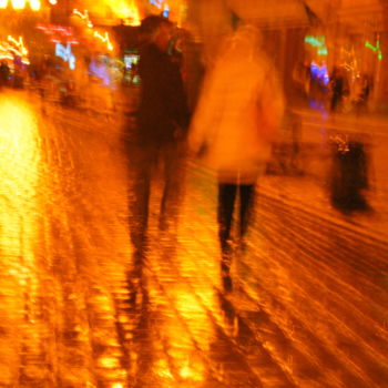 Fotografia zatytułowany „promenade sur une r…” autorstwa Jarek Witkowski, Oryginalna praca