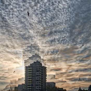 Фотография под названием "Coucher de soleil d…" - Jarek Witkowski, Подлинное произведение искусства, Манипулированная фотогр…