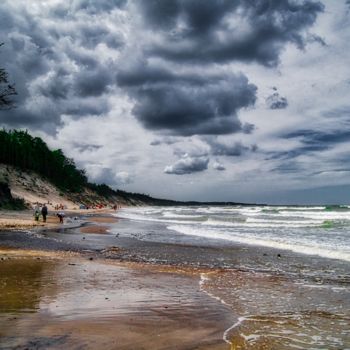 Fotografia zatytułowany „trempage de la plag…” autorstwa Jarek Witkowski, Oryginalna praca