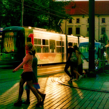 Fotografia intitolato "un tram appelé désir" da Jarek Witkowski, Opera d'arte originale