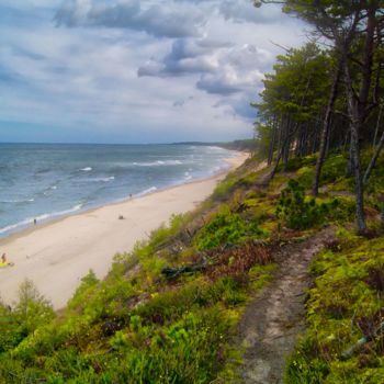 Photography titled "sentier côtier" by Jarek Witkowski, Original Artwork