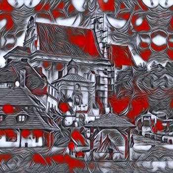 Цифровое искусство под названием "en rouge" - Jarek Witkowski, Подлинное произведение искусства