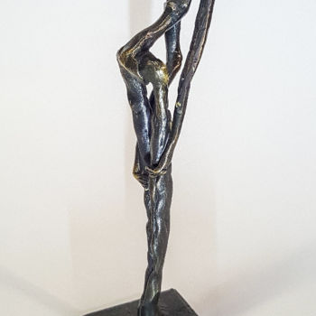 Rzeźba zatytułowany „Sad Mym” autorstwa Jaromir Gargulak, Oryginalna praca, Brąz