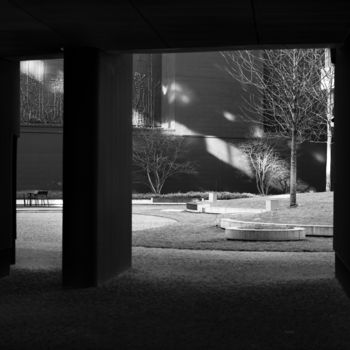 Photography titled "Courtyard" by Jarek Sieczkowski, Original Artwork, Analog photography