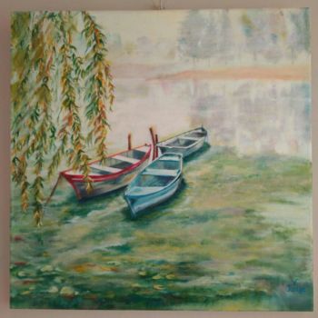 Peinture intitulée "Le bel été" par Jarrigeval, Œuvre d'art originale, Huile