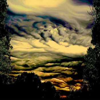 Pittura intitolato "Sky 6" da Jason Stillman, Opera d'arte originale, Olio
