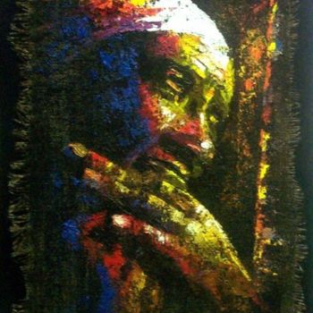 Pittura intitolato "Alla finestra" da Jason, Opera d'arte originale, Olio