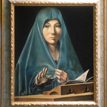 Malerei mit dem Titel "L'Annunciata" von Jason, Original-Kunstwerk