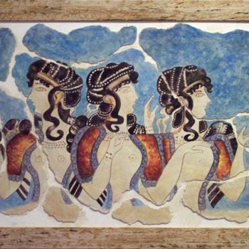 "Cnosso-Creta: "Dame…" başlıklı Tablo Jason tarafından, Orijinal sanat