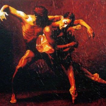 Peinture intitulée "Dance... step of th…" par Jason, Œuvre d'art originale, Huile